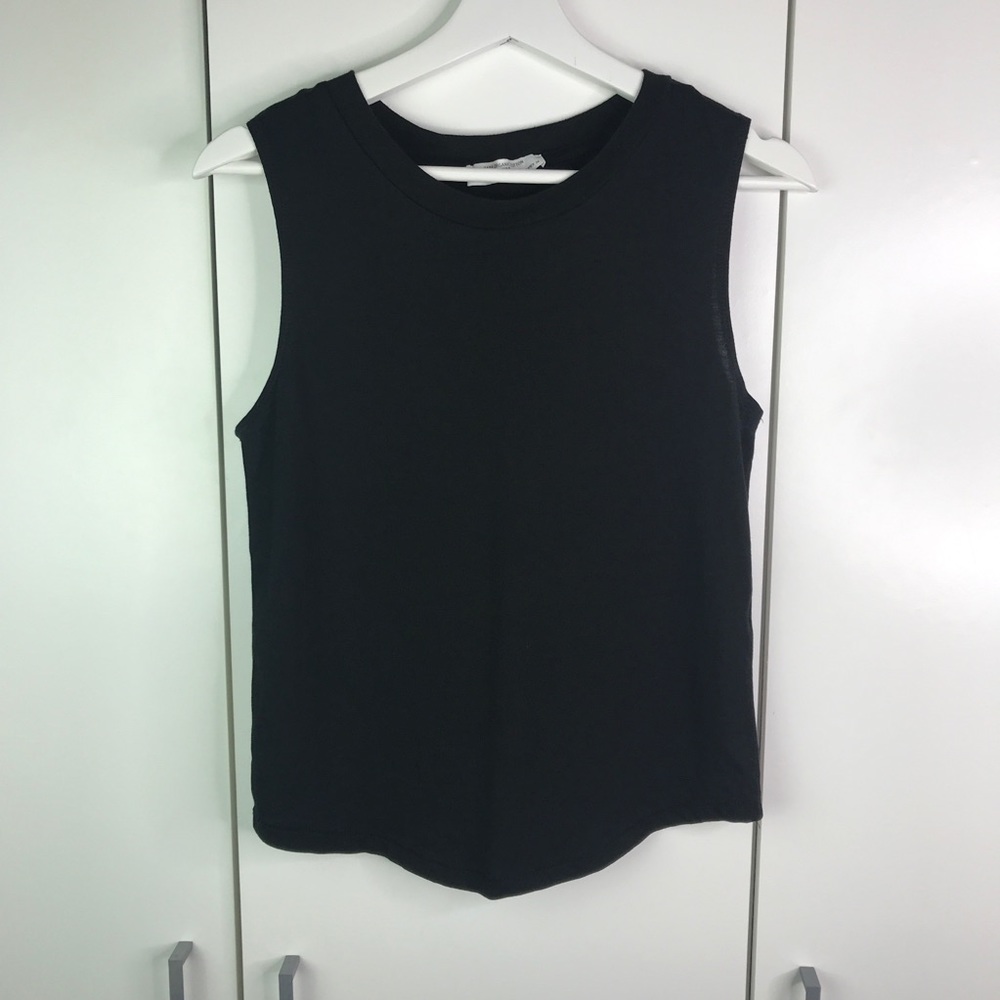 Black Zara Organic Cotton sleevless top